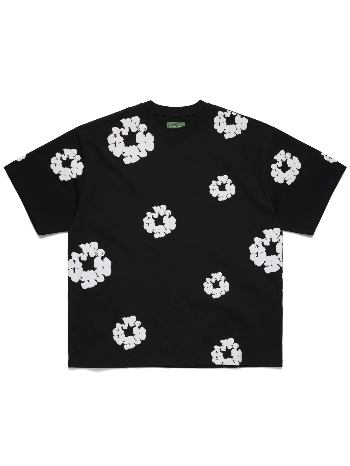 Denim Tears Cotton Wreath 2000s Tee Black