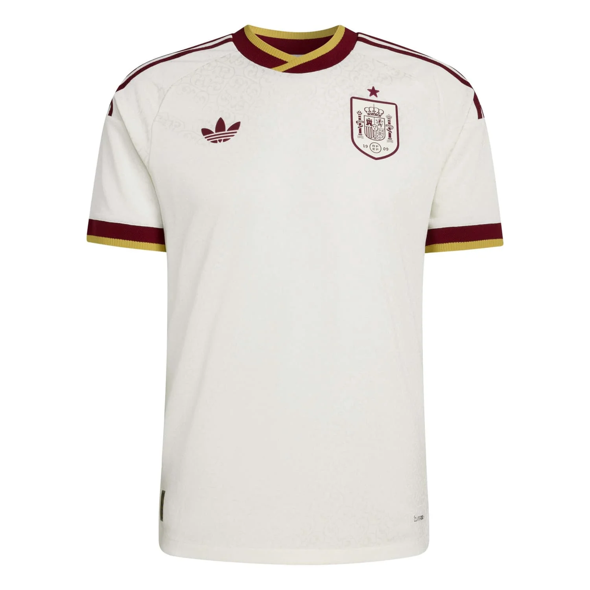 Adidas Spain 26 Away Player Jersey Off White