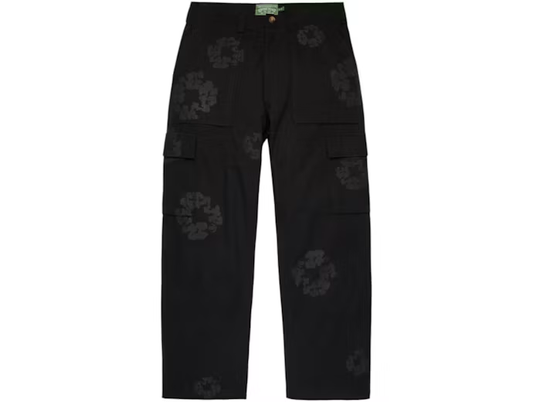Denim Tears Mono Wreath Cargo Pant Black