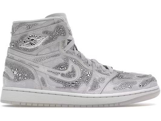 Jordan 1 Retro High OG Swarovski Vast Grey (Women's)
