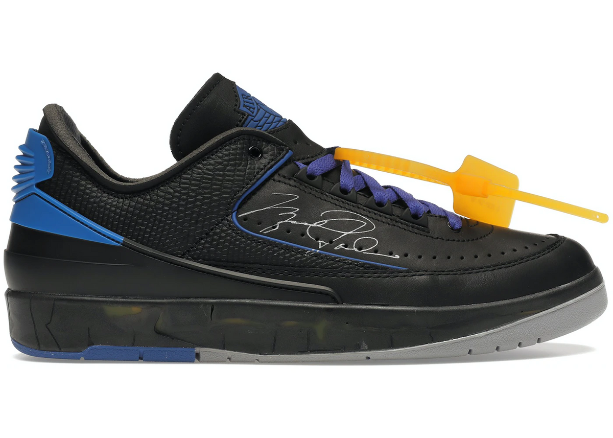 Jordan 2 Low Off-White Black Blue