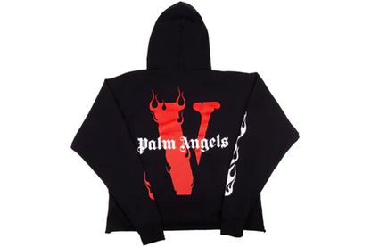 Vlone x Palm Angels Hoodie Black/Red