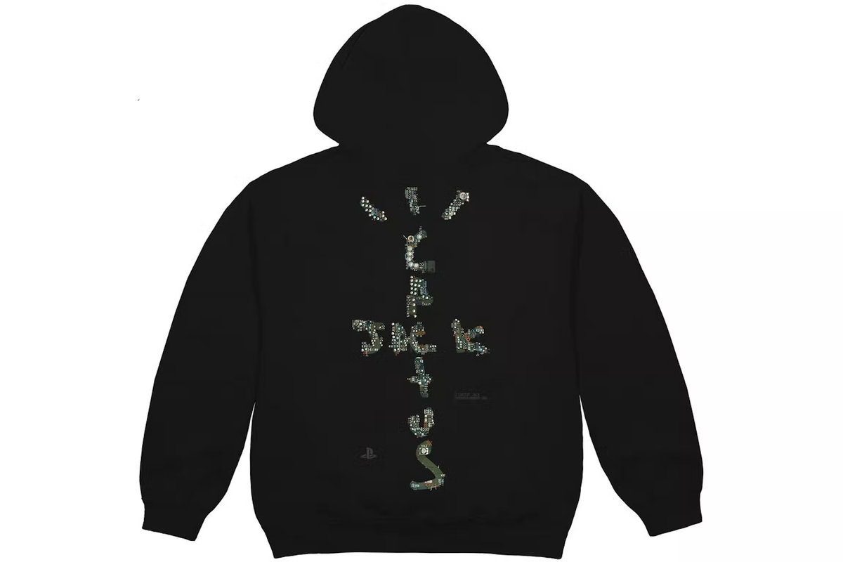 Travis Scott x Playstation Motherboard Hoodie Black